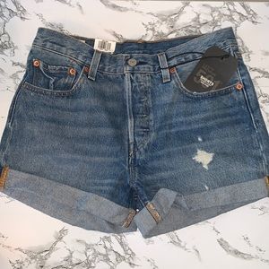 LEVI 501 Mid-Rise Shorts